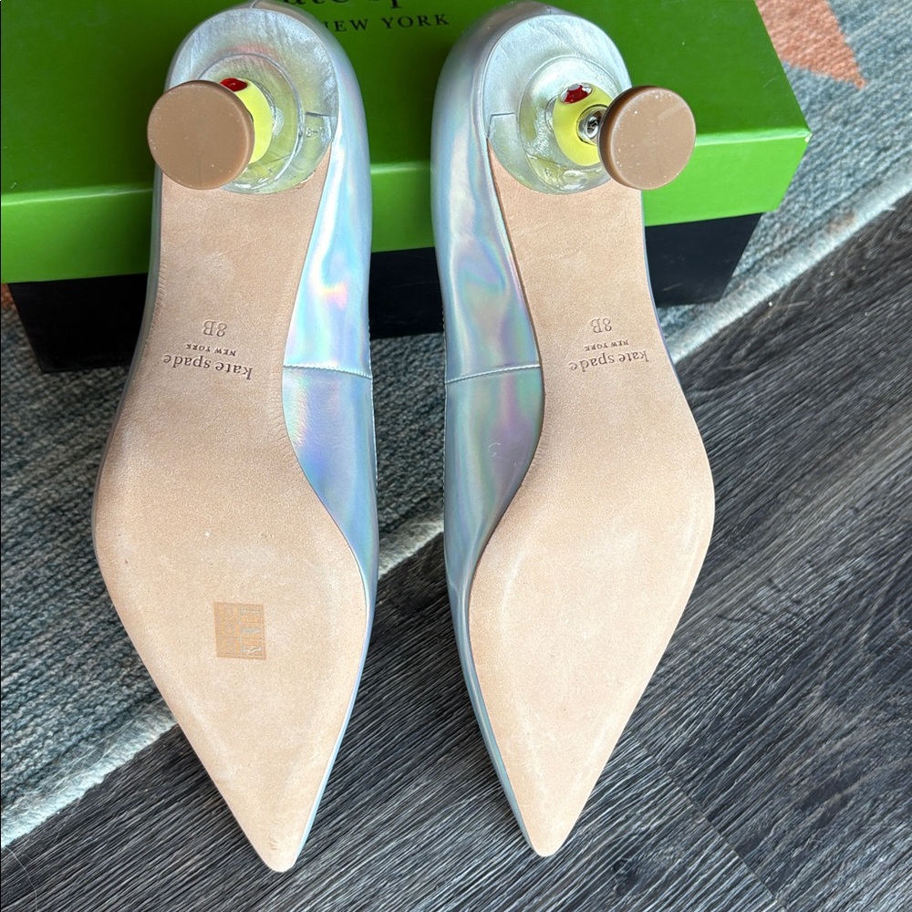 NWB Kate Spade ♠️ Garnish Olive Pumps 🫒 - Picture 9 of 15